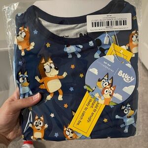 Little Sleepies Bluey 2 piece pajama set - short sleeve